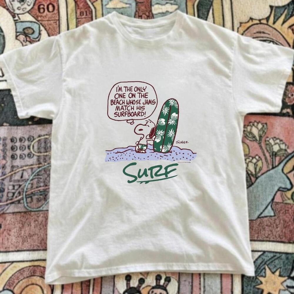T-Shirt Snoopy Surfing Tee
